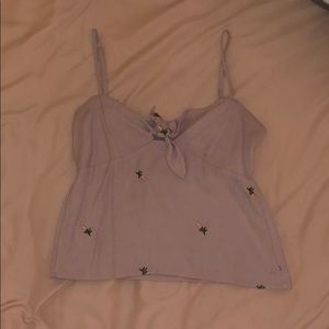Light purple flow tank top